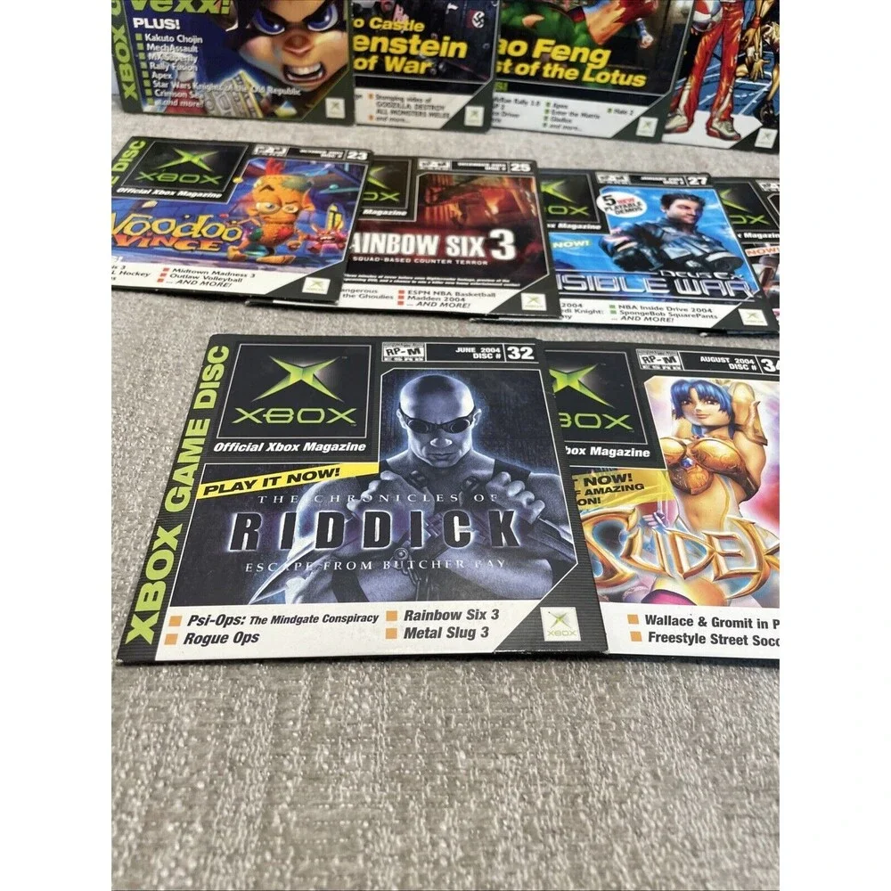 Official Xbox Magazine Lot of 15 Game Demo Discs